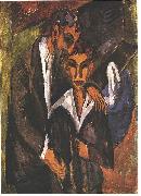 Ernst Ludwig Kirchner Graef and friend oil painting on canvas